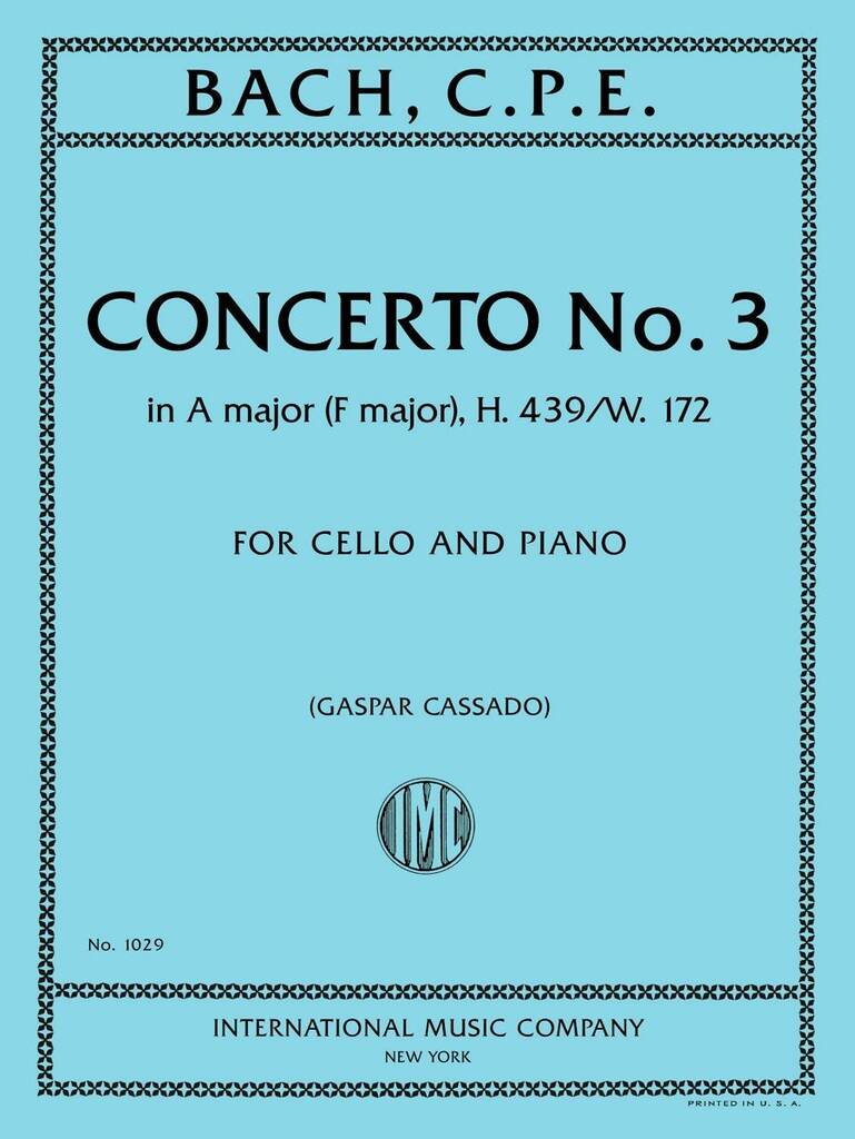 Concerto N. 3 La (Cassado')